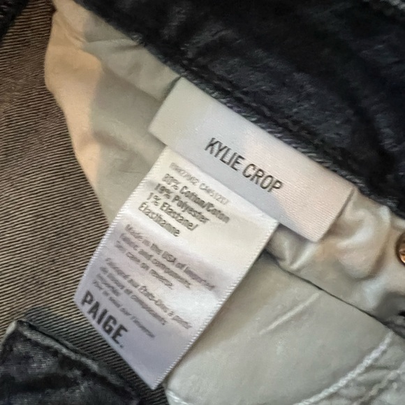 Paige denim Kylie Crop sz 30 - Picture 4 of 4